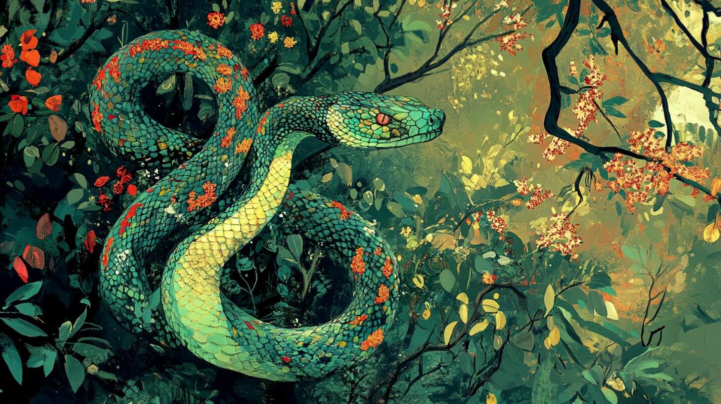 2025 year of Green Wood Snake Astrodaiva